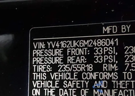 2021 Volvo Xc40 T5 Momentum from USA, damaged, VIN YV4162UK6M2486041